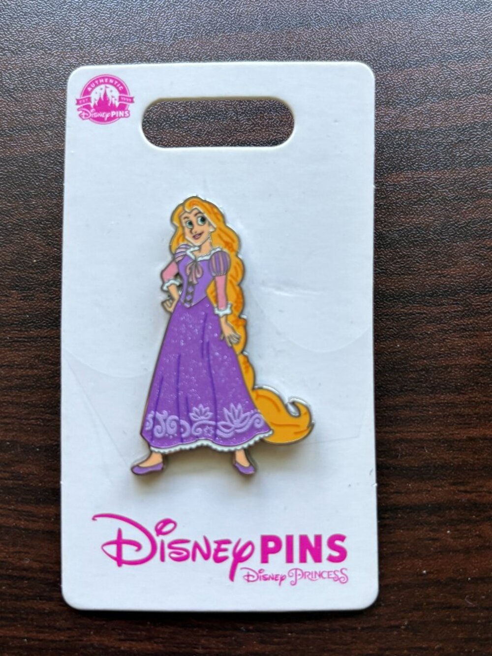 Disney Tangled Rapunzel Glitter Dress Princess Poses Pin 2023